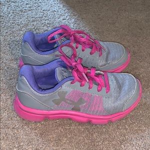 Under Armour little girl sneakers